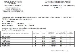 AttestationSalaire
